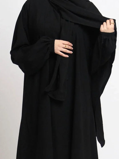 Robe Abaya Jilbab à Capuche pour Femme