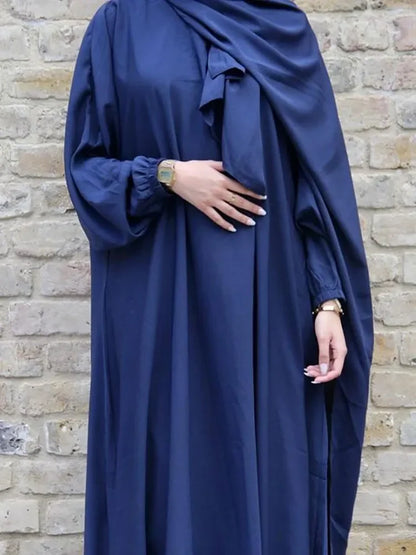 Robe Abaya Jilbab à Capuche pour Femme