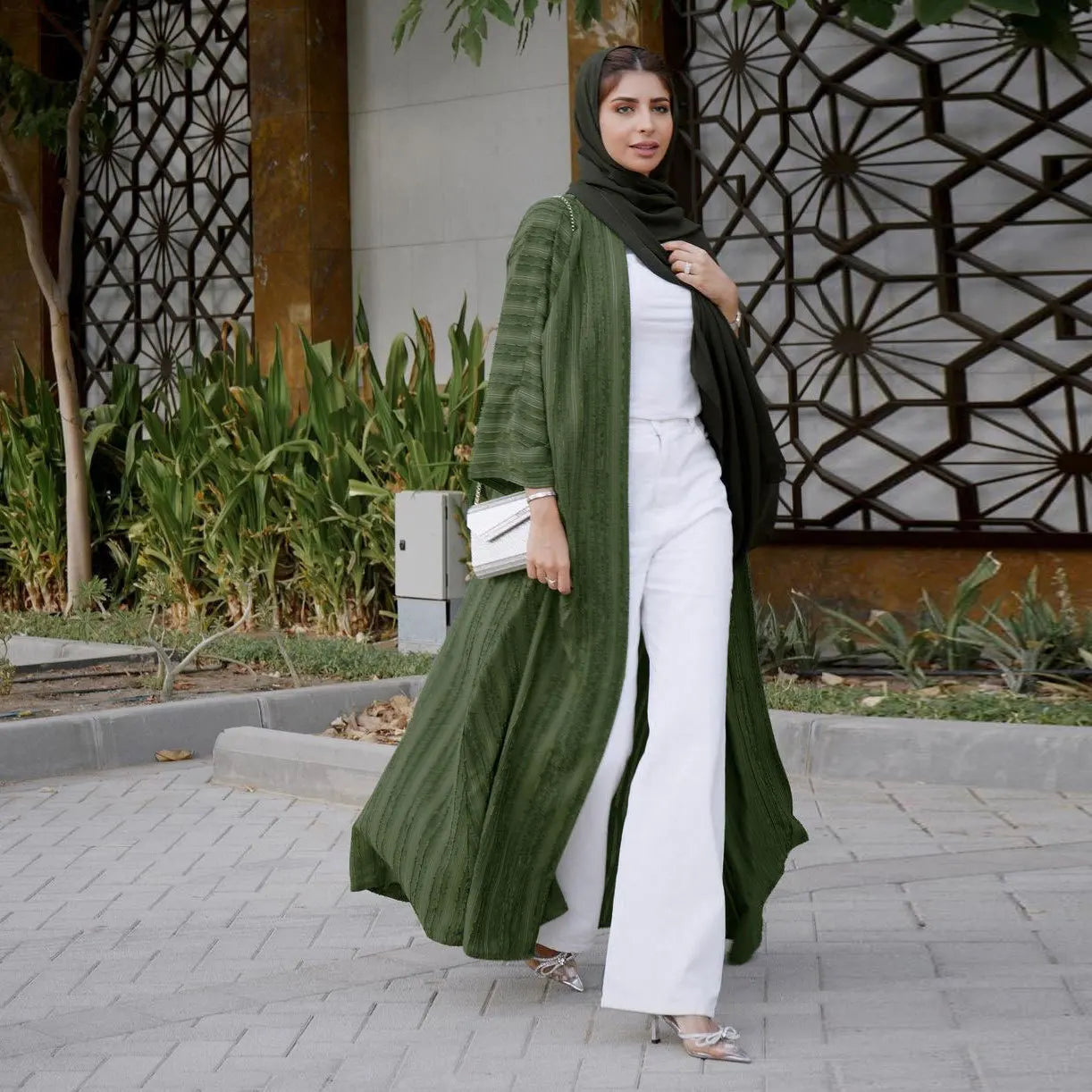 Abaya-Kimono musulman rétro: élégance et tradition pour l'Eid 2022