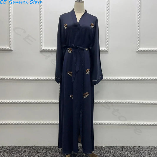 Kimono Abaya Perlée - Vêtements Dubai Hijab