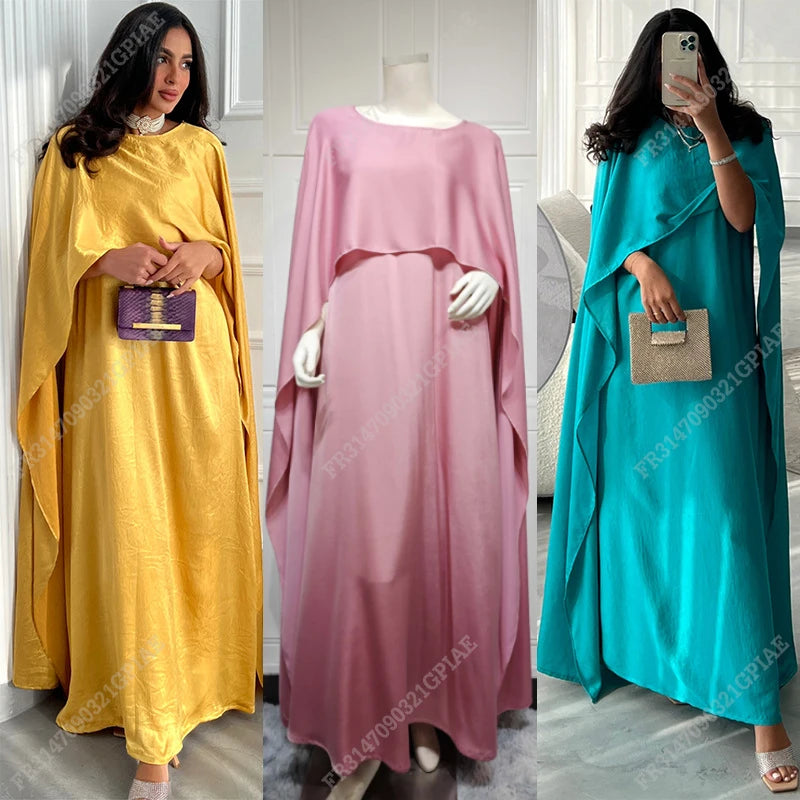 Abaya-Robe longue satin pour Ramadan: élégance et confort