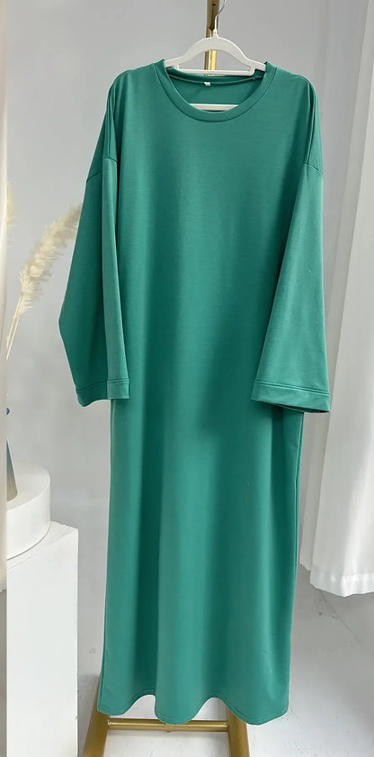 Abaya-Robe Longue Musulmane Dubai Ramadan - Hijab Décontracté