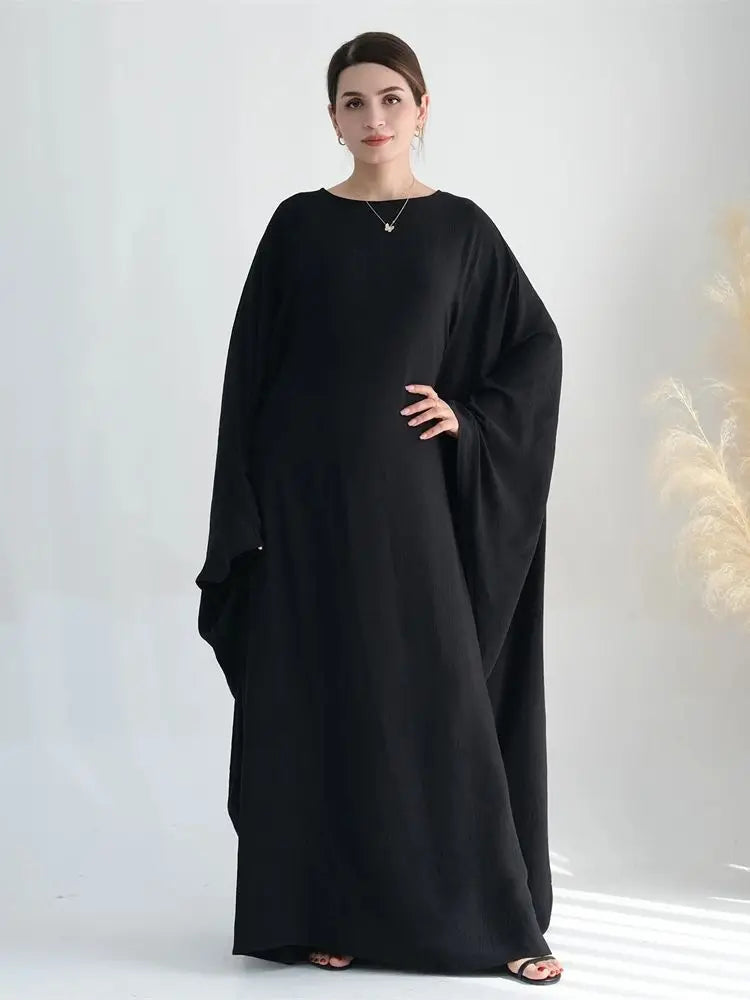 Abaya-Robe Maxi Coton et Lin Femme Musulmane