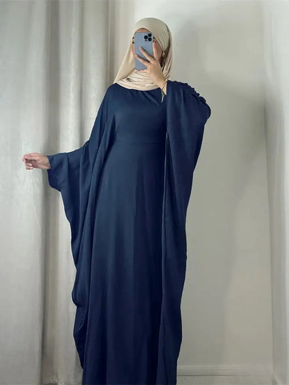 Abaya-Robe Maxi Coton et Lin Femme Musulmane