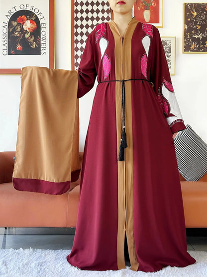 Robe de soirée en mousseline de soie pour femmes : élégance islamique