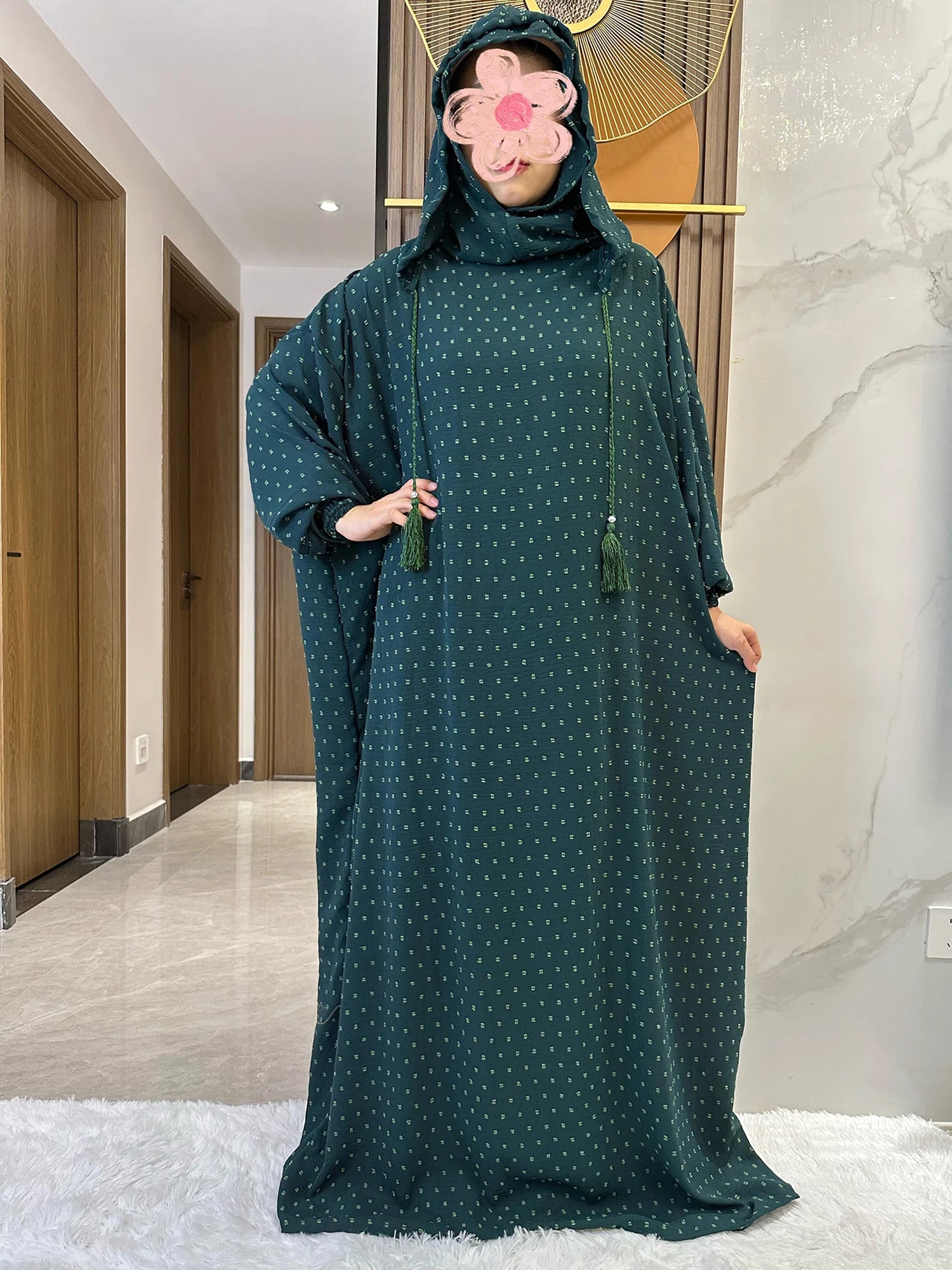 Abaya-Robe coton femmes, vêtements prière, caftan, dubai, turquie, Ramadan.