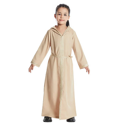 Robe longue enfant musulmane Aïd Ramadan Maroc Dubai Islam