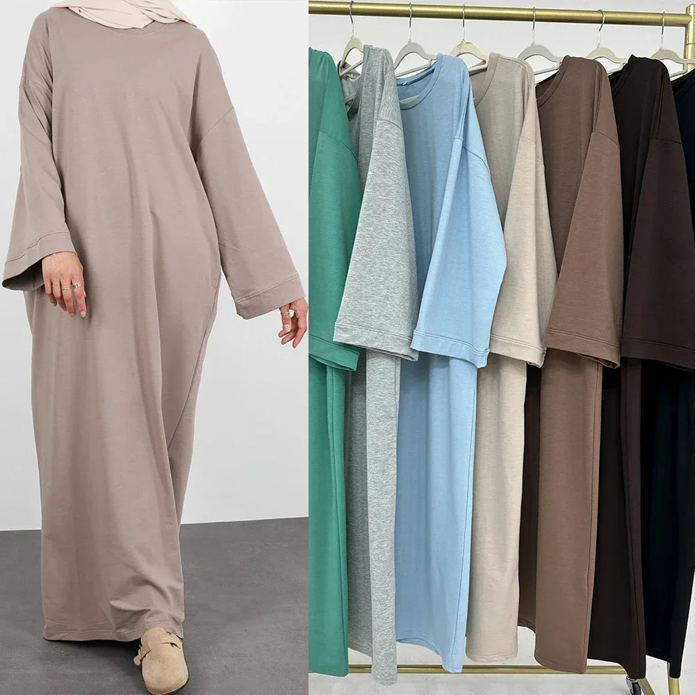 Abaya-Robe longue musulmane pour femmes: style décontracté Eid/Eid, Dubaï, Turquie