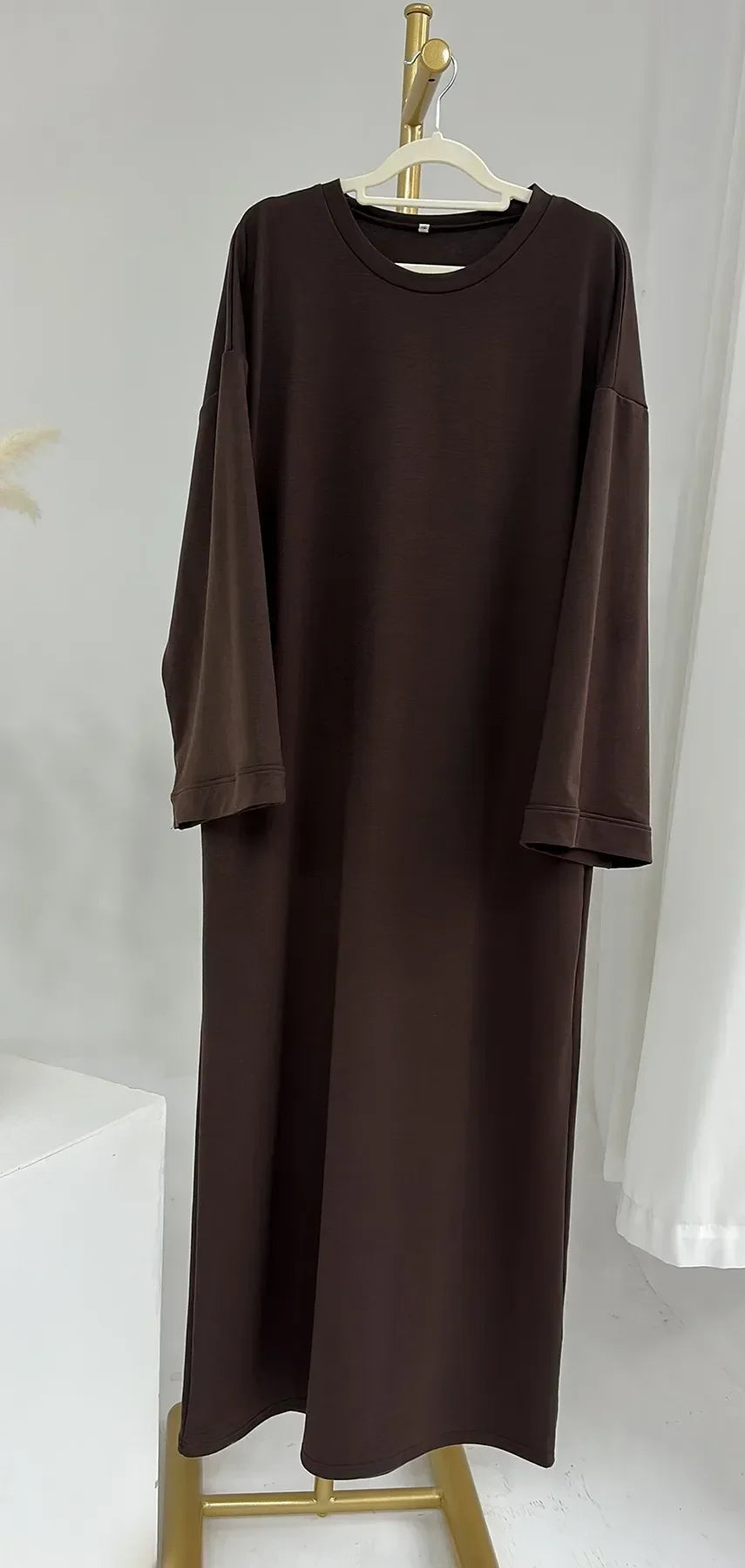 Abaya-Robe longue musulmane pour femmes: style décontracté Eid/Eid, Dubaï, Turquie