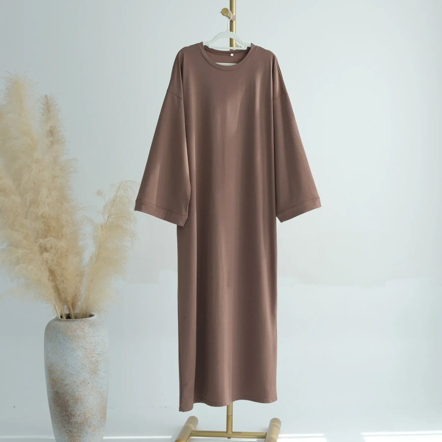 Abaya-Robe longue musulmane pour femmes: style décontracté Eid/Eid, Dubaï, Turquie