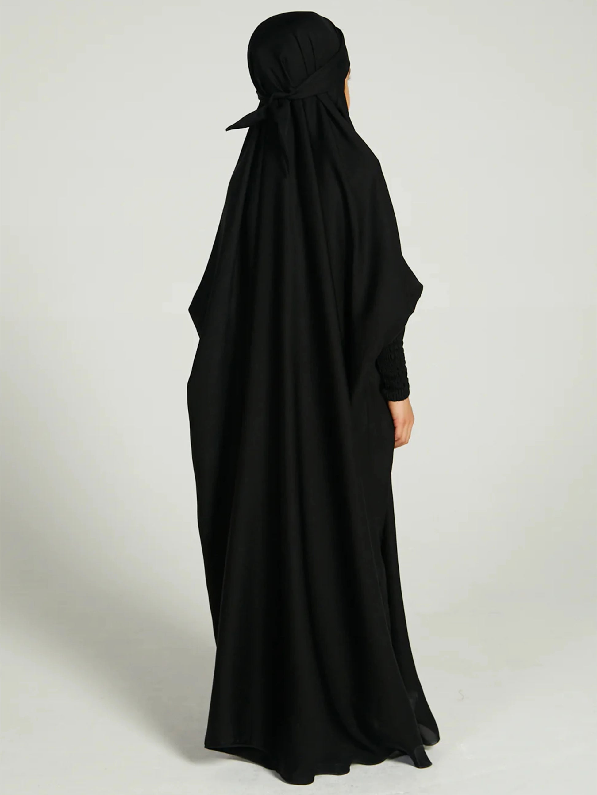 Abaya enfant musulmane : Caftan couleur unie