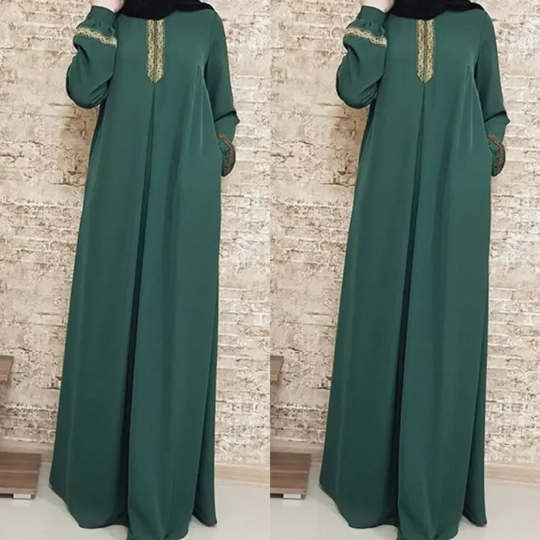 Abaya ethnique pour femmes du Moyen-Orient