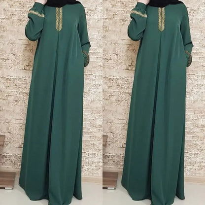 Abaya ethnique pour femmes du Moyen-Orient