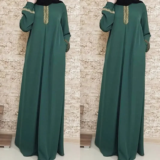 Abaya ethnique pour femmes du Moyen-Orient