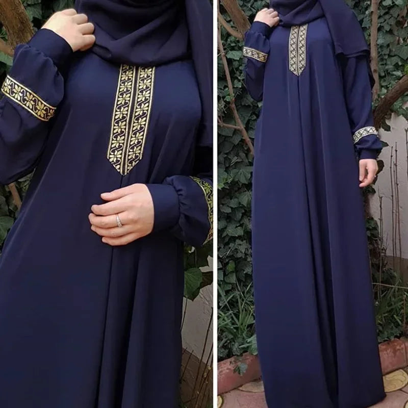 Abaya ethnique pour femmes du Moyen-Orient