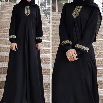 Abaya ethnique pour femmes du Moyen-Orient