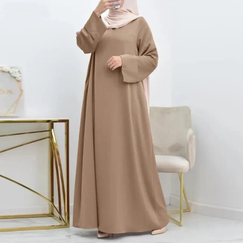 Abaya musulmane vintage grande taille - Printemps