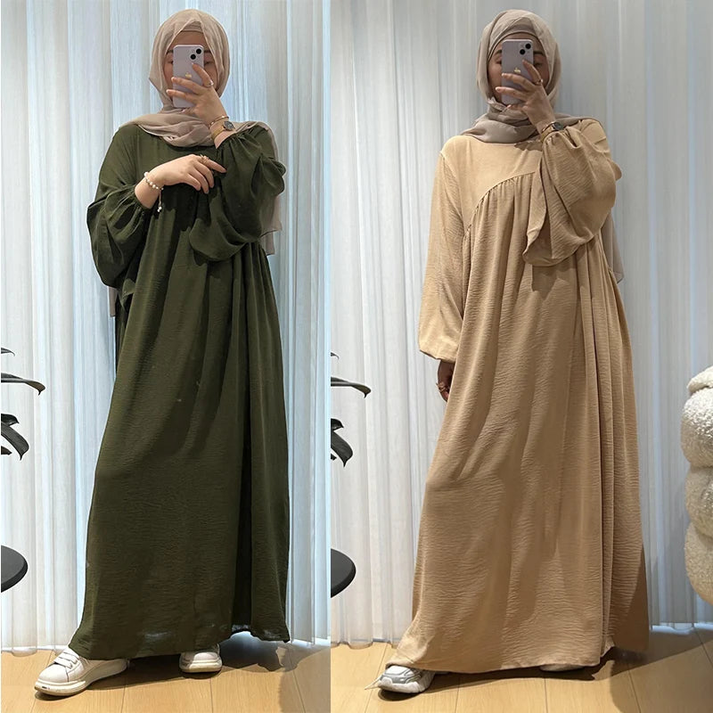 Abaya-Robe pour femmes musulmanes grande taille MU-225