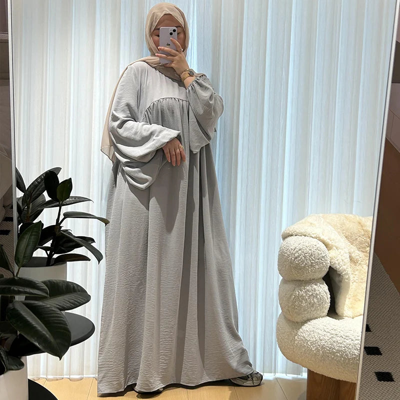 Abaya-Robe pour femmes musulmanes grande taille MU-225