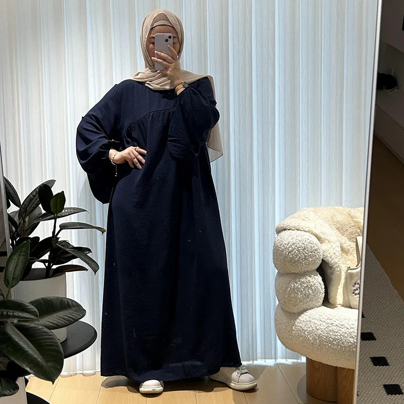 Abaya-Robe pour femmes musulmanes grande taille MU-225