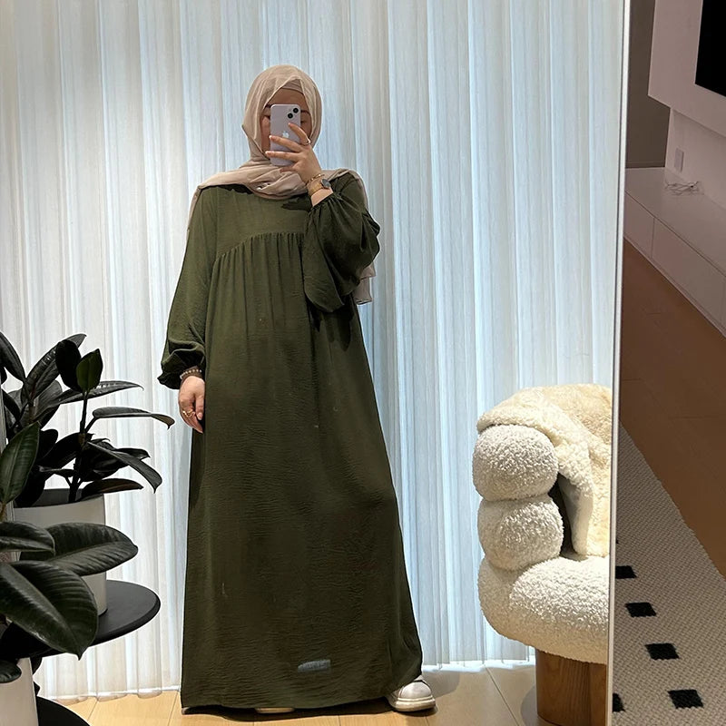 Abaya-Robe pour femmes musulmanes grande taille MU-225