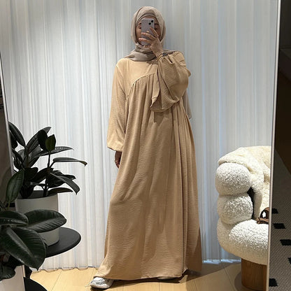 Abaya-Robe pour femmes musulmanes grande taille MU-225