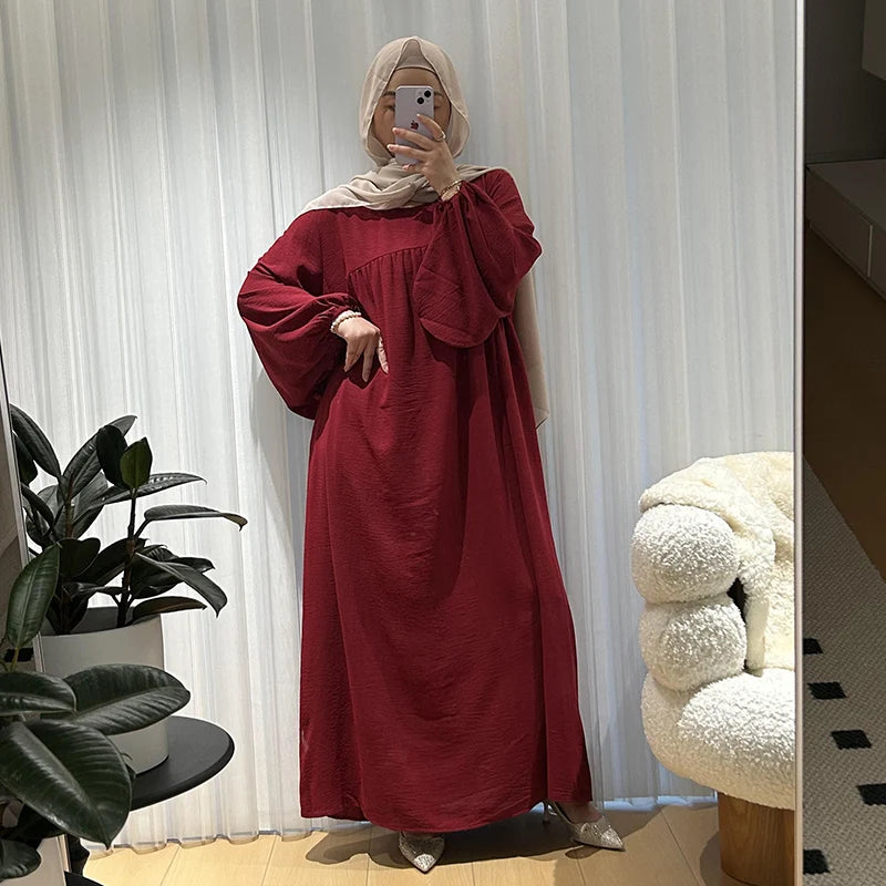 Abaya-Robe pour femmes musulmanes grande taille MU-225