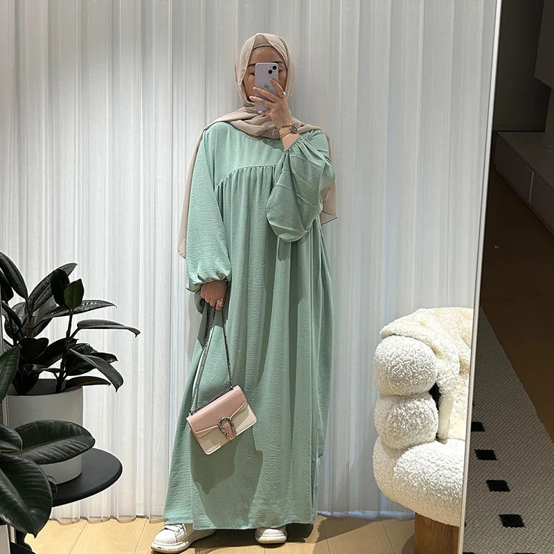 Abaya-Robe pour femmes musulmanes grande taille MU-225