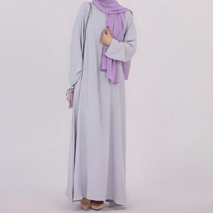 Abaya en Crêpe pour Femmes, Tenue Décontractée Dubaï Hijab