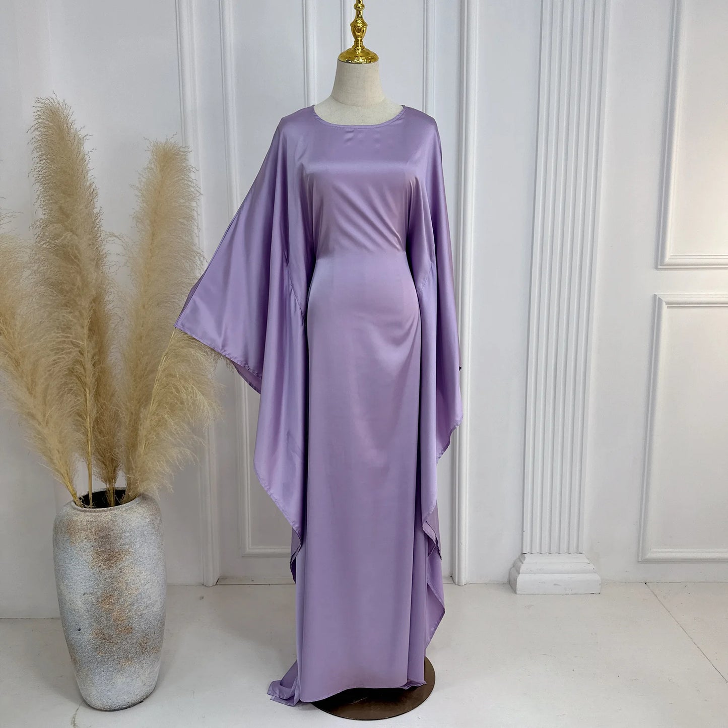 Robe Maxi Satin Papillon Dubaï Kaftan Nouveau