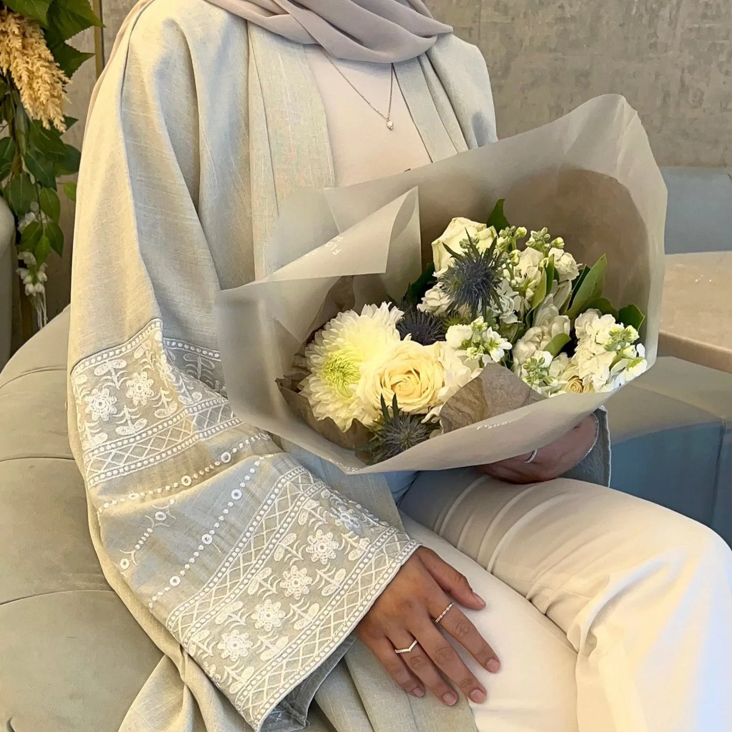 Robe hijab musulmane brodée pour femmes: élégance et confort