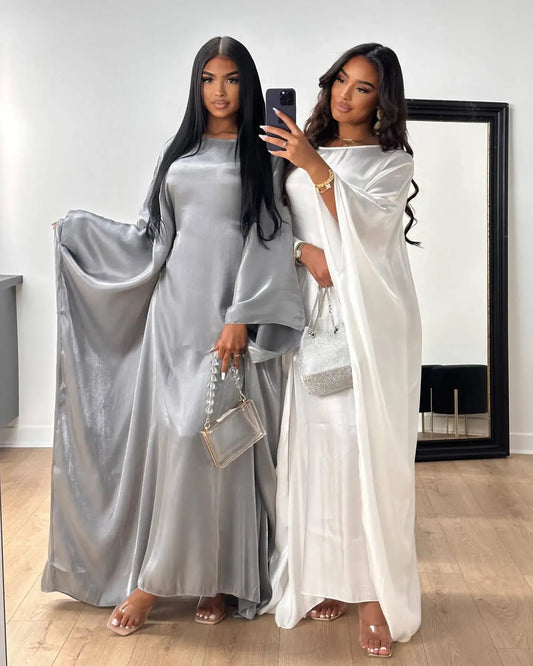 Abaya longue femme : robe de soirée musulmane, vêtements islamiques 