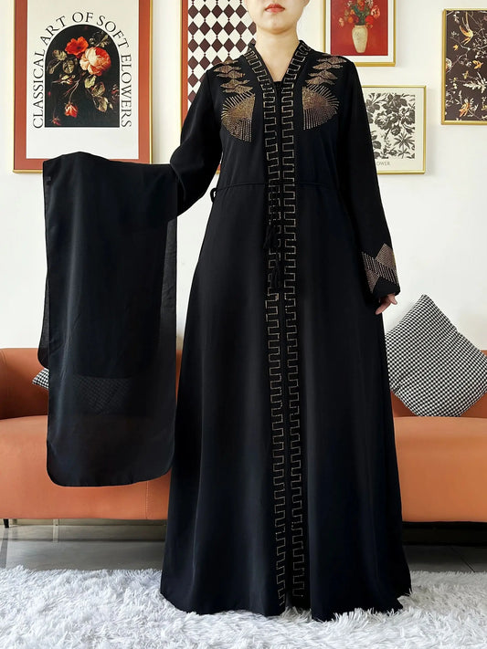 Abaya mousseline de soie : cardigan élégant, style islamique