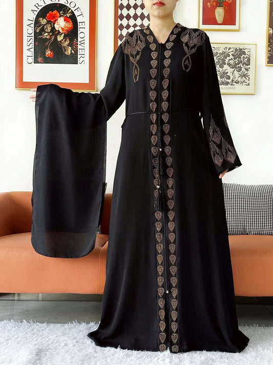 Robe en mousseline de soie pour femmes, élégante et ouverte