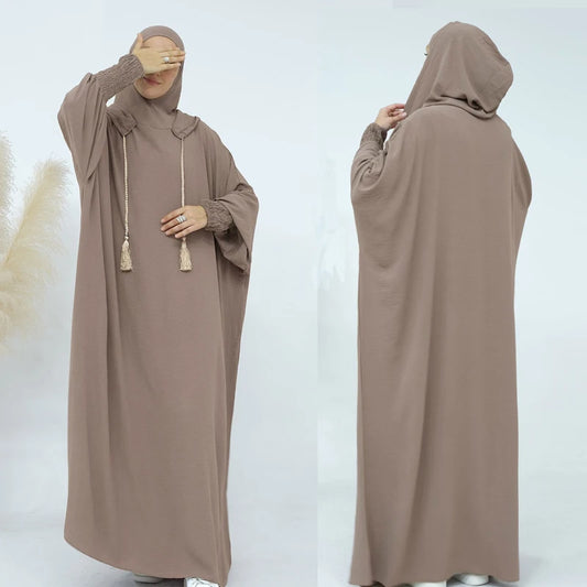 Robe arabe pour femmes musulmanes - Vêtements de prière Ramadan