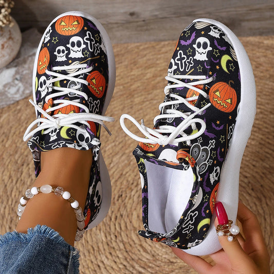 Chaussures Plates Femme Tendance Halloween