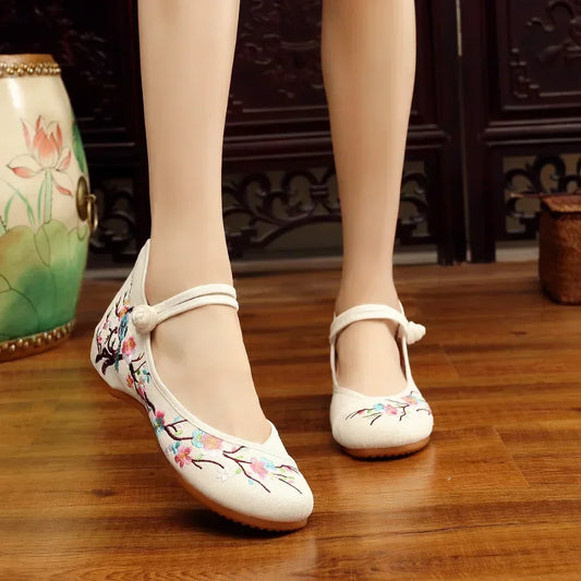 Chaussures gril vintage style chinois Hanfu femme