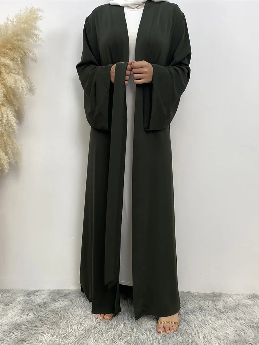 Abaya Dubai Turquie Kaftan Kimono Robe Modeste Caftan Vêtementsislamiques