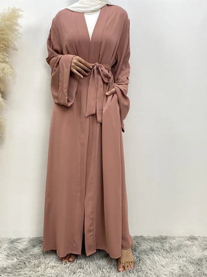 Abaya Dubai Turquie Kaftan Kimono Robe Modeste Caftan Vêtementsislamiques