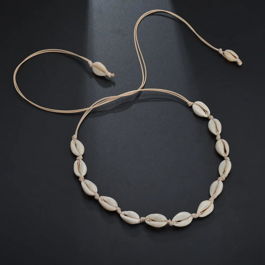 Collier Ras du Cou de Plage Fait Main, Bijoux Artificiels Été