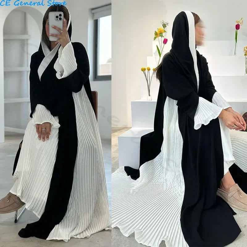 Robe longue élégante pour femme musulmane Ramadan Maroc Kaftan Dubai