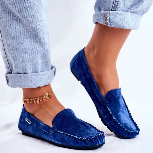 Mocassins en Daim Confortables pour Femme