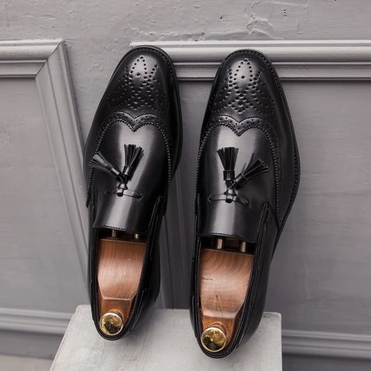 Mocassins en cuir élégants pour hommes