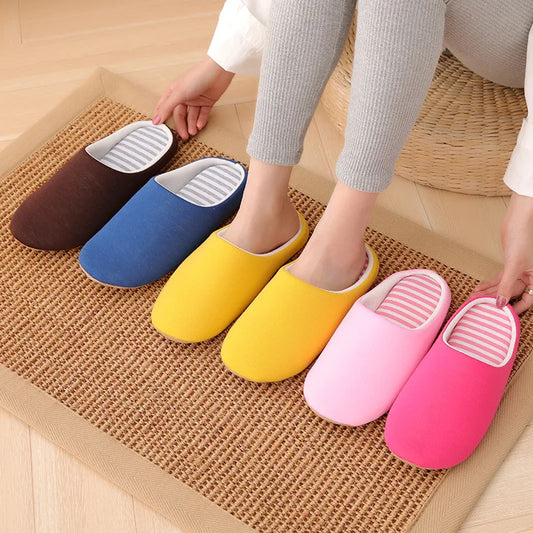 Pantoufles confortables style japonais pour maison hiver