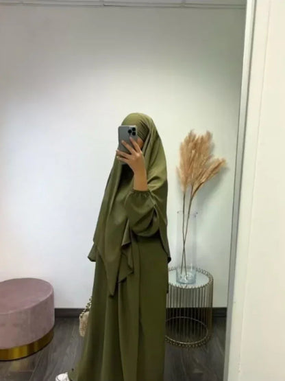 Robe Abaya Musulmane Hijab Ramadan 2024