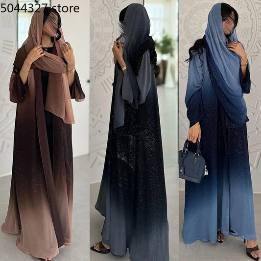 Robe Abaya à Manches Sulfpour Femme Musulmane - Vêtement de Prière Turquie