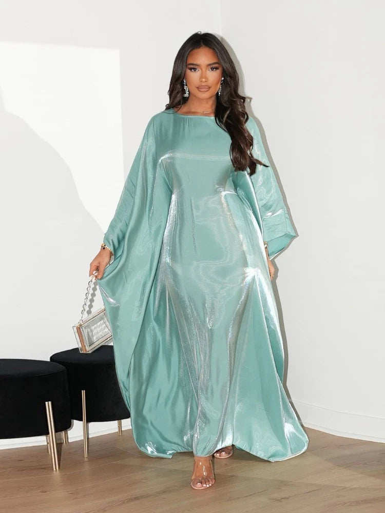 Robe Abaya musulmane pour femmes, robe de soirée saoudienne, Maxi Ramadan - Élégance et style pour Eid 2024