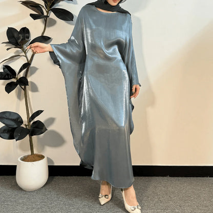 Robe Maxi Abayas Musulmanes pour Femmes - Robe Musulmane Élégante