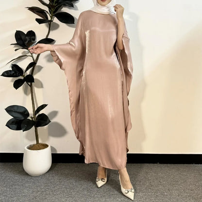 Robe Maxi Abayas Musulmanes pour Femmes - Robe Musulmane Élégante