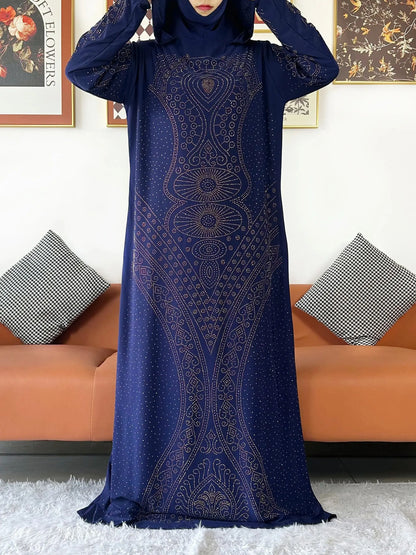 Robe Maxi à Capuche pour Femme Musulmane - Kaftan de Prière et Abaya Arabe